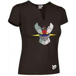Mazinger t-shirt for woman, black color
